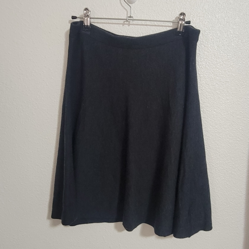 Eileen Fisher Merino Wool swing style  skirt size small
